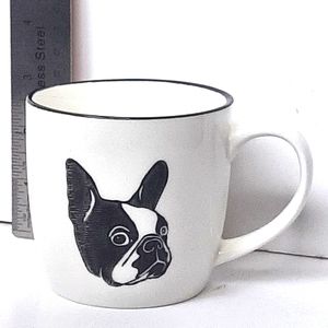 Abbott Stoneware Boston Terrier Coffee Mug